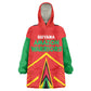 Guyana Cricket Amazon Warriors Custom Kid Wearable Blanket Hoodie Go Glory-Green Red Gold - African Pride