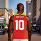 Guyana Cricket Amazon Warriors Custom Men Tank Top Go Glory-Green Red Gold - African Pride