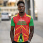 Guyana Cricket Amazon Warriors Custom Polo Shirt Go Glory-Green Red Gold - African Pride