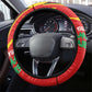 Guyana Cricket Amazon Warriors Steering Wheel Cover Go Glory-Green Red Gold - African Pride