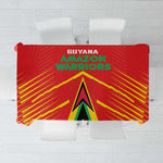 Guyana Cricket Amazon Warriors Tablecloth Go Glory-Green Red Gold - African Pride