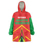 Guyana Cricket Amazon Warriors Custom Wearable Blanket Hoodie Go Glory-Green Red Gold - African Pride
