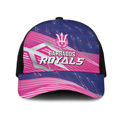 Barbados Cricket Royals Baseball Net Cap Trident Symbol-Sporty Style - African Pride