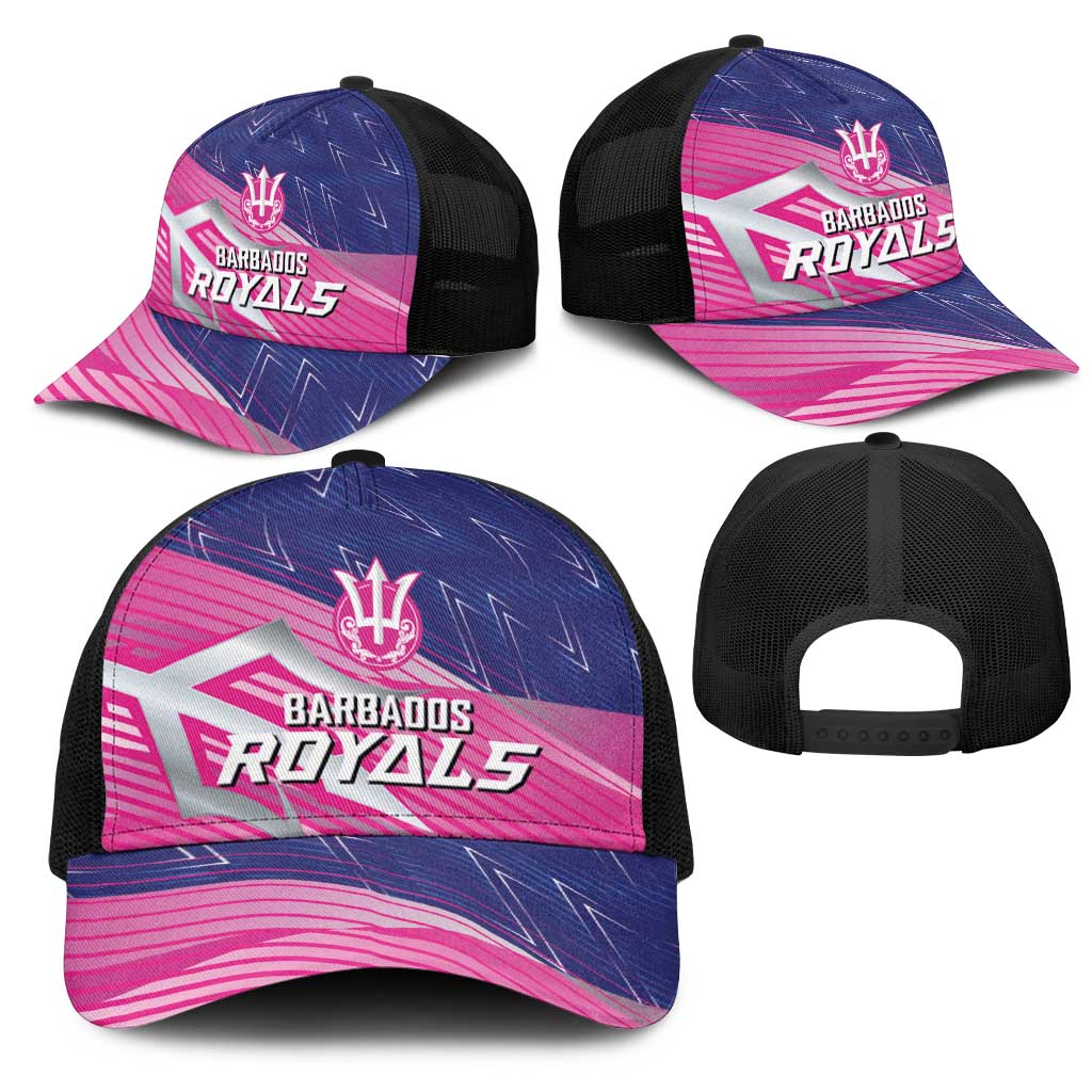 Barbados Cricket Royals Baseball Net Cap Trident Symbol-Sporty Style - African Pride