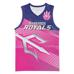 Custom Barbados Cricket Royals Basketball Jersey Trident Symbol-Sporty Style LT03