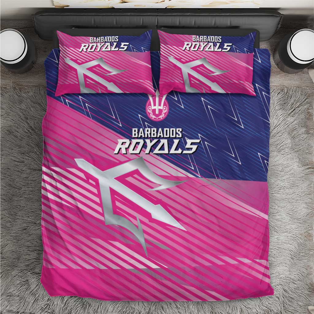 Barbados Cricket Royals Bedding Set Trident Symbol-Sporty Style - African Pride