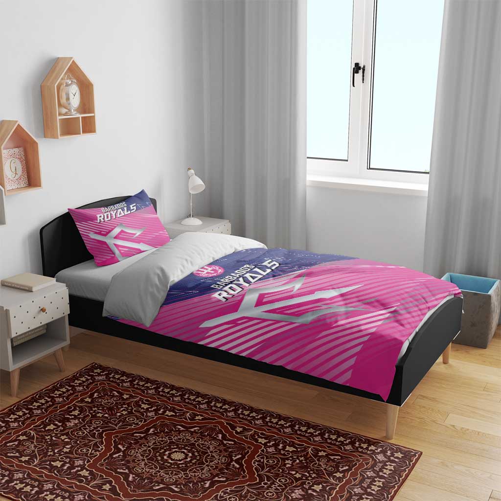 Barbados Cricket Royals Bedding Set Trident Symbol-Sporty Style - African Pride