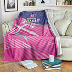 Barbados Cricket Royals Blanket Trident Symbol-Sporty Style - African Pride