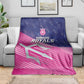 Barbados Cricket Royals Blanket Trident Symbol-Sporty Style - African Pride