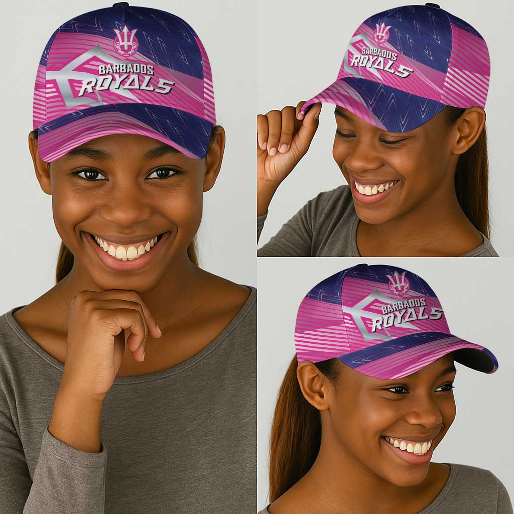 Barbados Cricket Royals Classic Cap Trident Symbol-Sporty Style - African Pride