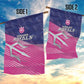 Barbados Cricket Royals Garden Flag Trident Symbol-Sporty Style - African Pride