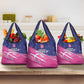 Barbados Cricket Royals Grocery Bag Trident Symbol-Sporty Style - African Pride