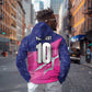 Custom Barbados Cricket Royals Hoodie Trident Symbol-Sporty Style - African Pride