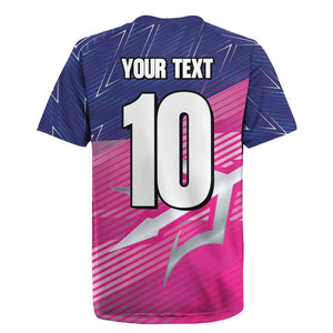 Custom Barbados Cricket Royals Rugby Jersey Trident Symbol-Sporty Style - African Pride
