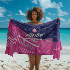 Barbados Cricket Royals Sarong Trident Symbol-Sporty Style - African Pride
