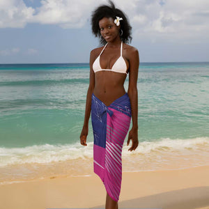 Barbados Cricket Royals Sarong Trident Symbol-Sporty Style - African Pride