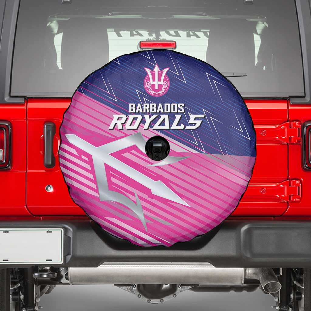 Barbados Cricket Royals Spare Tire Cover Trident Symbol-Sporty Style - African Pride
