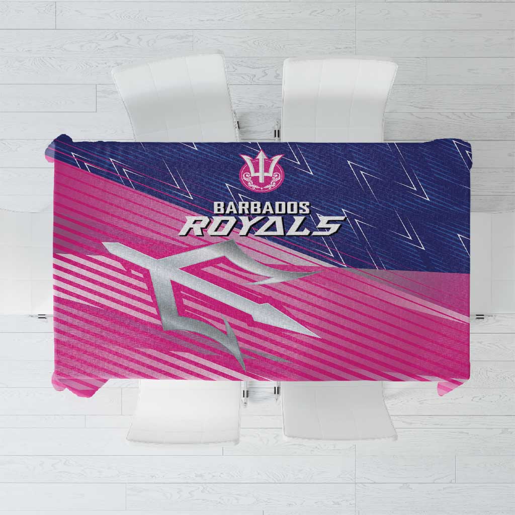 Barbados Cricket Royals Tablecloth Trident Symbol-Sporty Style - African Pride