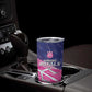 Custom Barbados Cricket Royals Tumbler Cup Trident Symbol-Sporty Style - African Pride