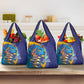 Saint Lucia Cricket Kings Grocery Bag Caribbean-Roar of Power Lions - African Pride