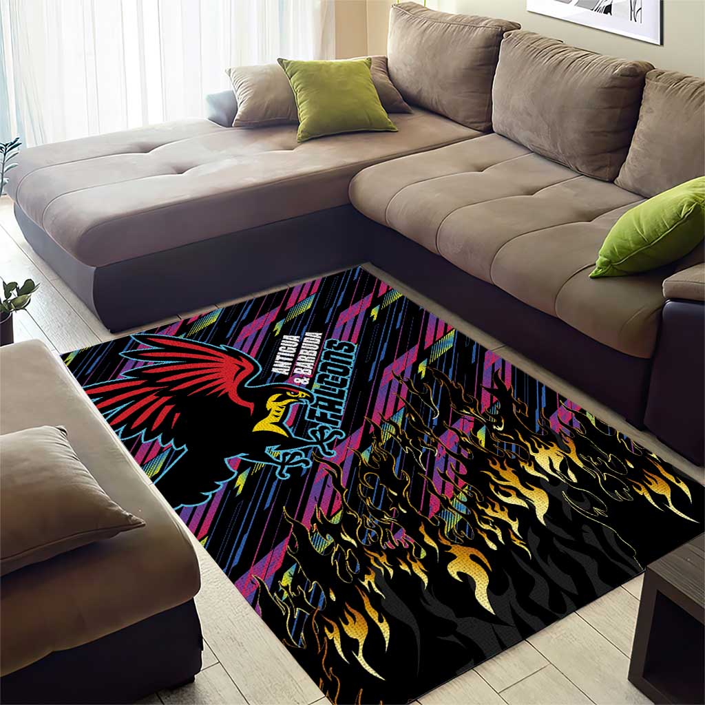 Antigua & Barbuda Cricket Falcons Area Rug Through The Fire-Go Glory - African Pride