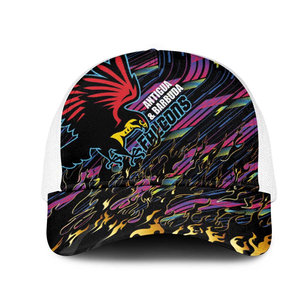 Antigua & Barbuda Cricket Falcons Baseball Net Cap Through The Fire-Go Glory - African Pride