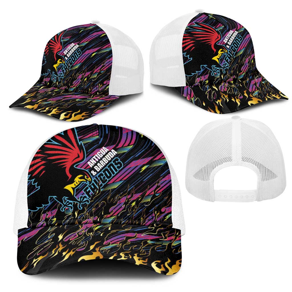 Antigua & Barbuda Cricket Falcons Baseball Net Cap Through The Fire-Go Glory - African Pride