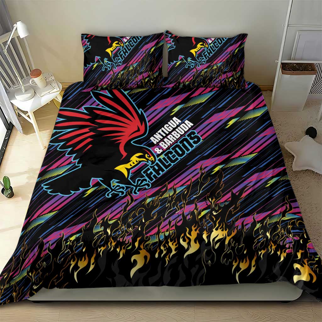 Antigua & Barbuda Cricket Falcons Bedding Set Through The Fire-Go Glory - African Pride