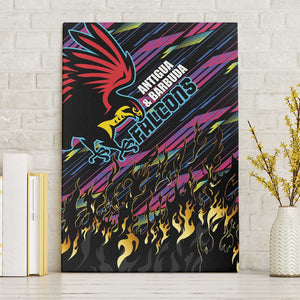 Antigua & Barbuda Cricket Falcons Canvas Wall Art Through The Fire-Go Glory - African Pride