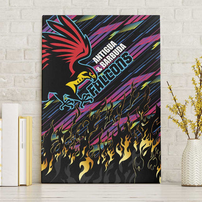 Antigua & Barbuda Cricket Falcons Canvas Wall Art Through The Fire-Go Glory - African Pride