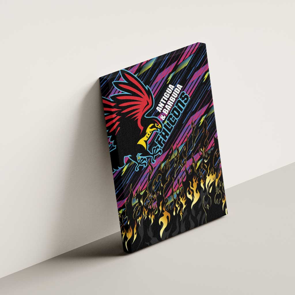 Antigua & Barbuda Cricket Falcons Canvas Wall Art Through The Fire-Go Glory - African Pride