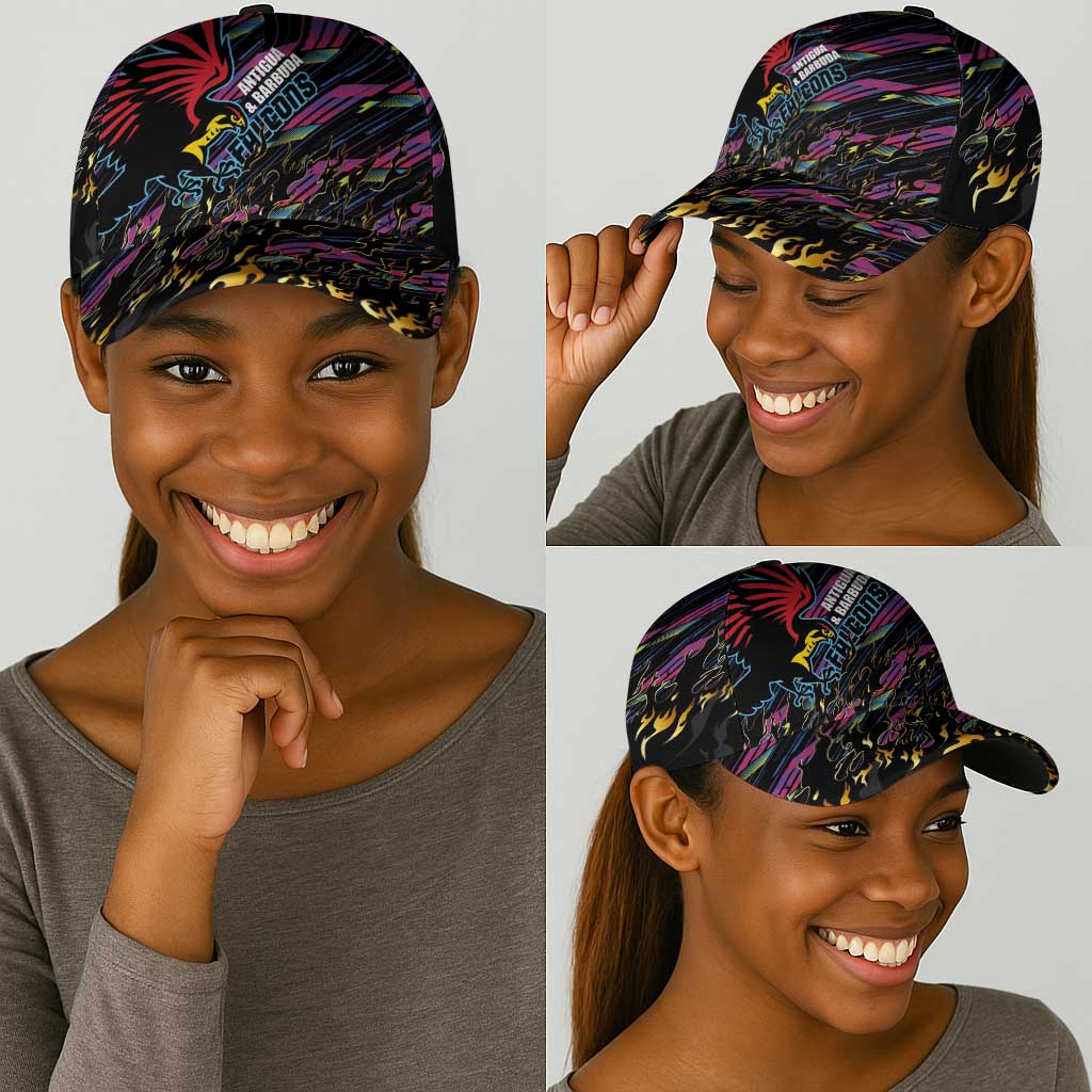 Antigua & Barbuda Cricket Falcons Classic Cap Through The Fire-Go Glory - African Pride