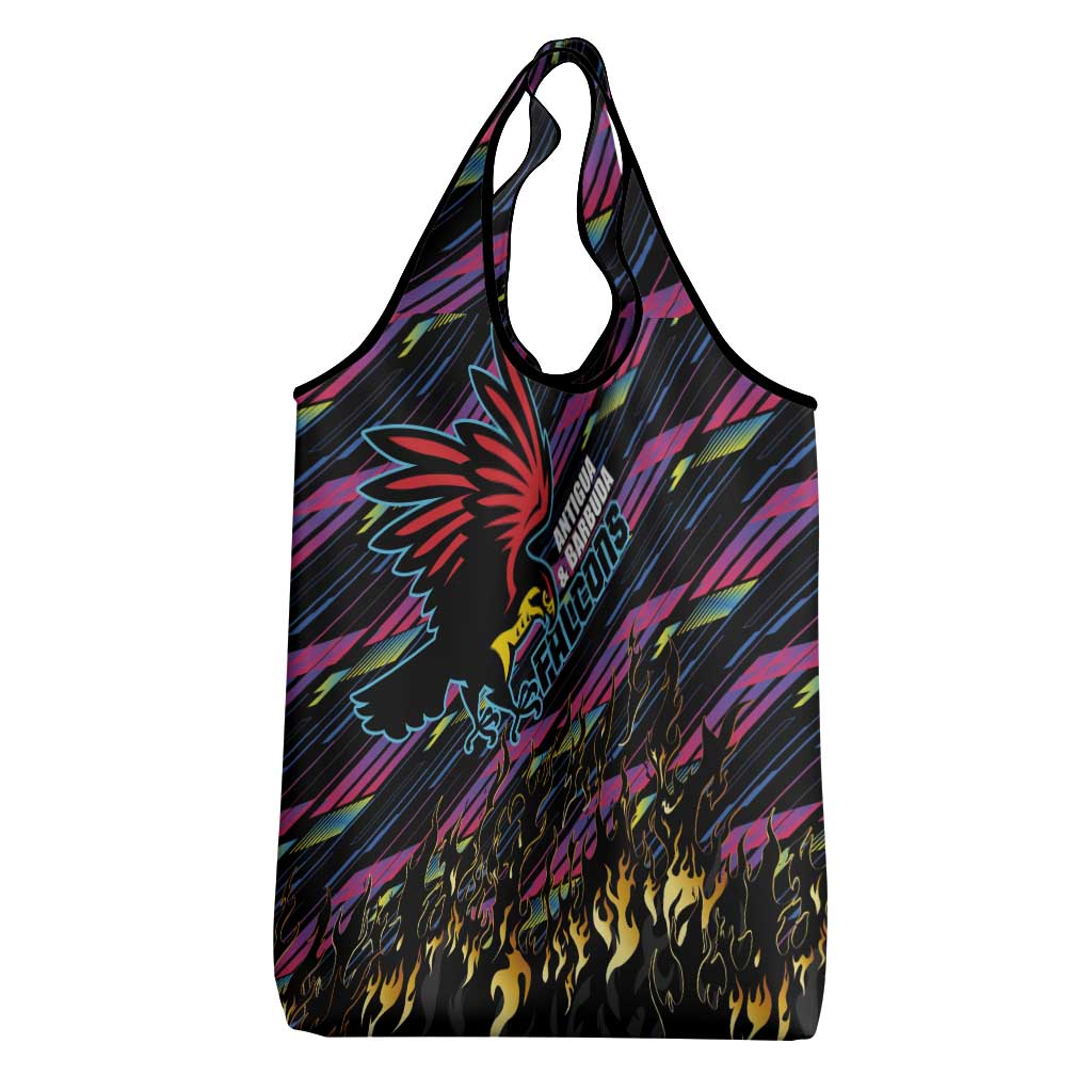 Antigua & Barbuda Cricket Falcons Grocery Bag Through The Fire-Go Glory - African Pride