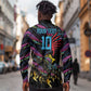 Custom Antigua & Barbuda Cricket Falcons Long Sleeve Button Shirt Through The Fire-Go Glory - African Pride