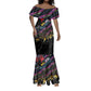 Custom Antigua & Barbuda Cricket Falcons Mermaid Dress Through The Fire-Go Glory - African Pride
