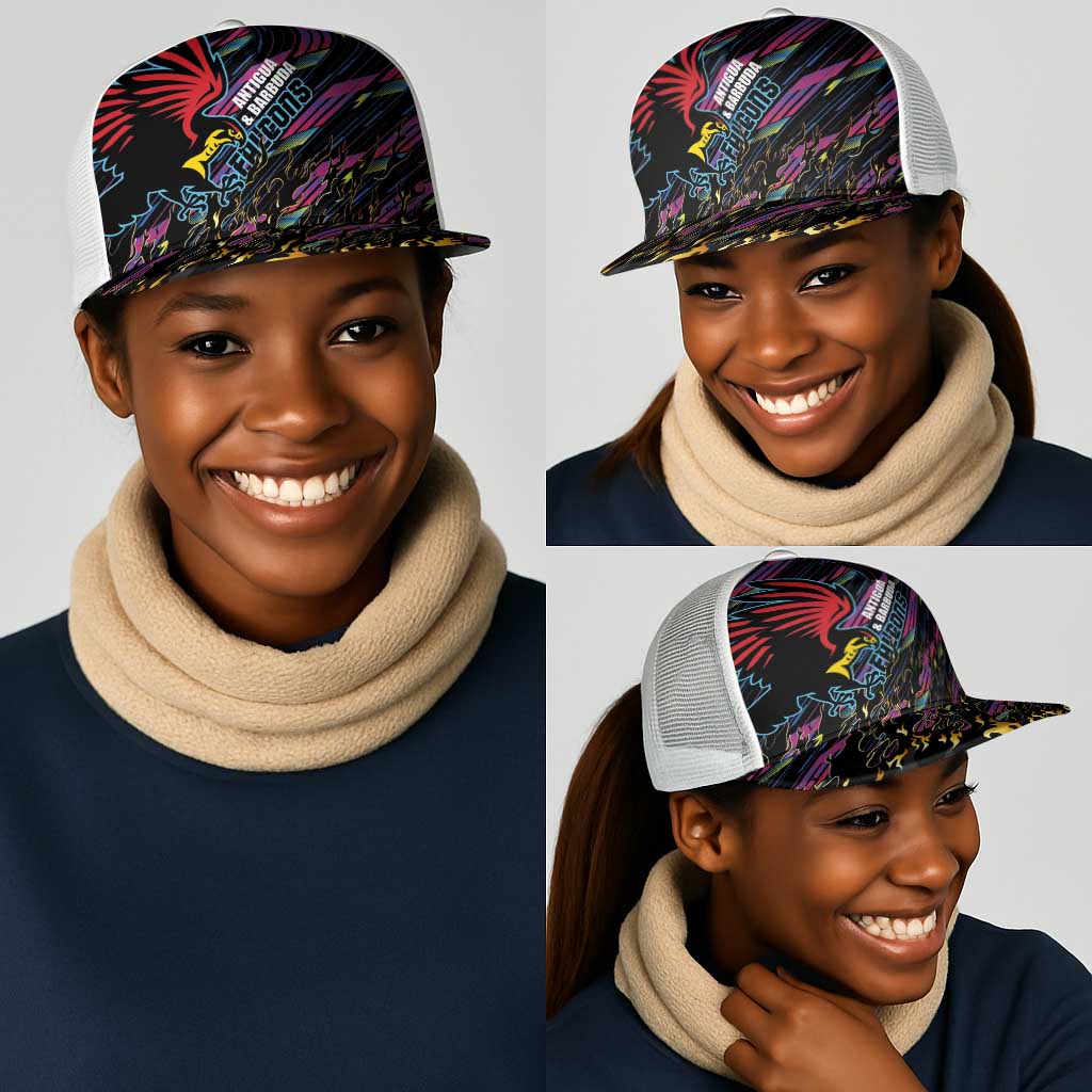 Antigua & Barbuda Cricket Falcons Mesh Trucker Cap Through The Fire-Go Glory - African Pride