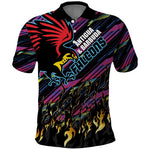 Custom Antigua & Barbuda Cricket Falcons Polo Shirt Through The Fire-Go Glory - African Pride