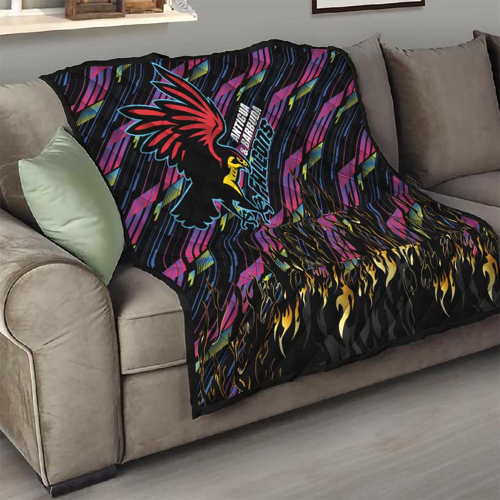 Antigua & Barbuda Cricket Falcons Quilt Through The Fire-Go Glory - African Pride