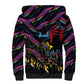 Custom Antigua & Barbuda Cricket Falcons Sherpa Hoodie Through The Fire-Go Glory - African Pride