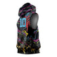 Custom Antigua & Barbuda Cricket Falcons Sleeveless Hoodie Through The Fire-Go Glory - African Pride