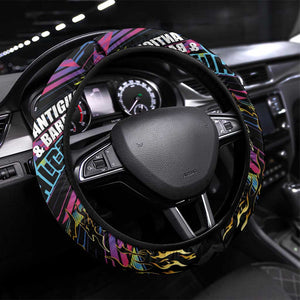Antigua & Barbuda Cricket Falcons Steering Wheel Cover Through The Fire-Go Glory - African Pride