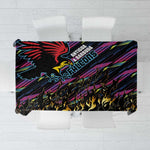 Antigua & Barbuda Cricket Falcons Tablecloth Through The Fire-Go Glory - African Pride