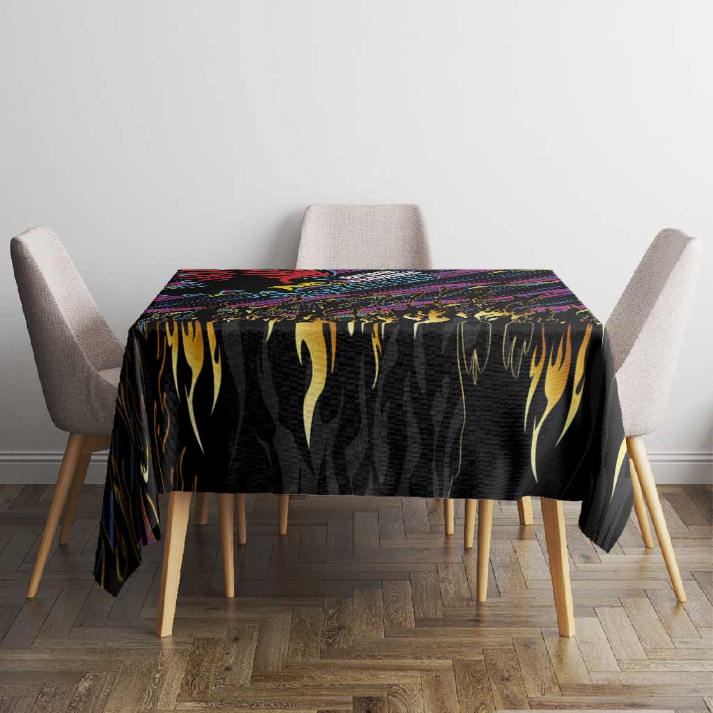 Antigua & Barbuda Cricket Falcons Tablecloth Through The Fire-Go Glory - African Pride