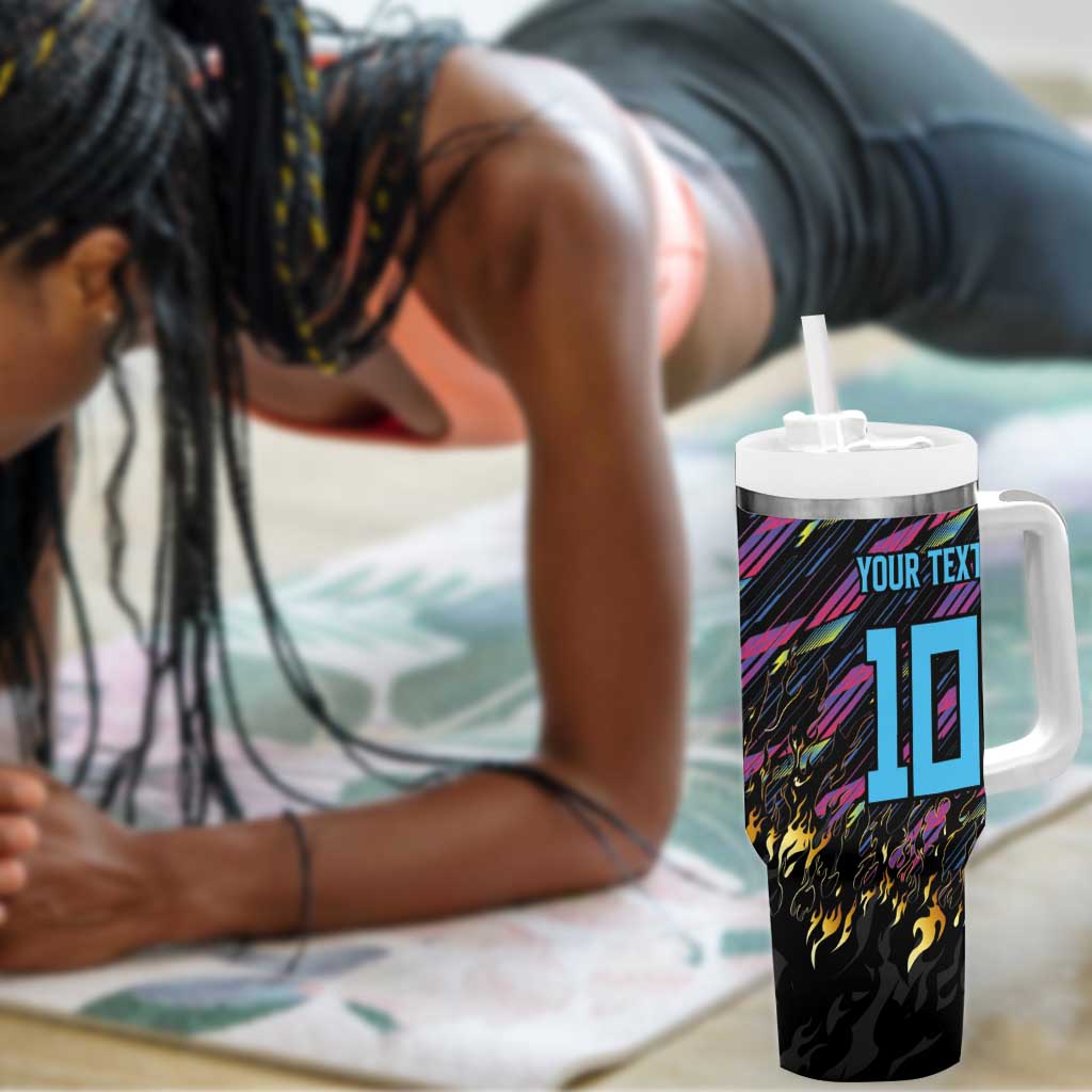 Custom Antigua & Barbuda Cricket Falcons Tumbler With Handle Through The Fire-Go Glory - African Pride