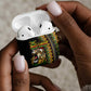 Jamaican Reggae-One Love AirPods Case Tribal African Pattern and Roaring Lion - African Pride