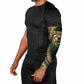 Personalized Jamaican Reggae-One Love Arm Sleeves Tribal African Pattern and Roaring Lion - African Pride