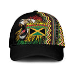 Jamaican Reggae-One Love Classic Cap Tribal African Pattern and Roaring Lion - African Pride