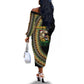 Personalized Jamaican Reggae-One Love Off The Shoulder Long Sleeve Dress Tribal African Pattern and Roaring Lion - African Pride