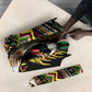 Jamaican Reggae-One Love Umbrella Tribal African Pattern and Roaring Lion - African Pride