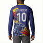 Custom DR Congo Football Leopard Mascot Button Sweatshirt Fierce Leopard Art National Flag Colors